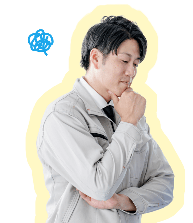 悩む男性